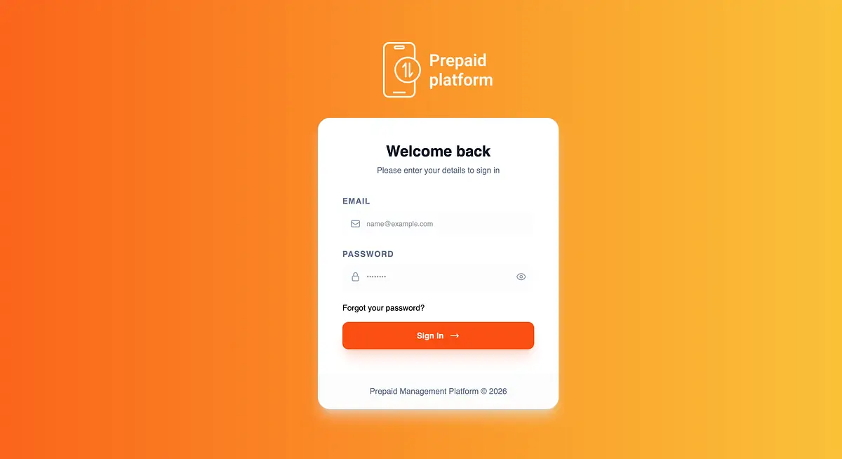 eSIM Prepaid Platform