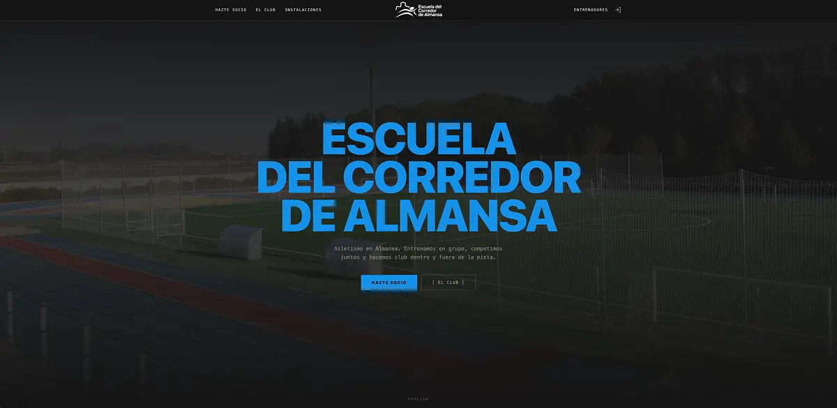 Plataforma de gestión de club deportivo - Escuela del Corredor de Almansa